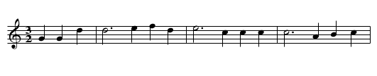 The Suffolk Miracle - staff notation