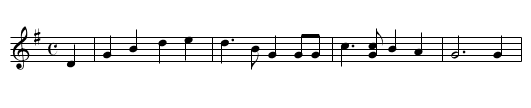 The Summer Morning - staff notation