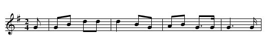 The Summer's Morning - staff notation