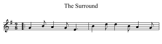 The Surround - staff notation