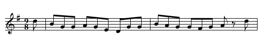 The Swaggering Jig (slipjig)  1118 - staff notation