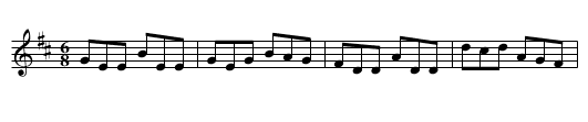 The Swallowtail Jig - staff notation