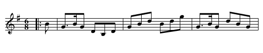 The Sweet Bells of Glasgow - staff notation