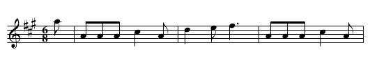 The TAPPIT HEN - staff notation