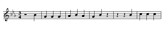 The Tarpaulin Jacket - staff notation