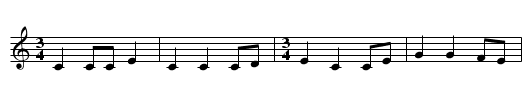 The Tarry Sailor - staff notation