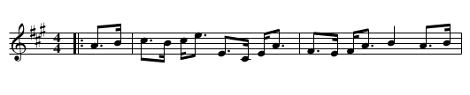 The Taste O' Moray - staff notation