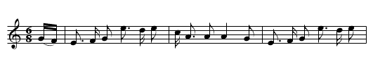 The Taylor Fell Thro' the Bed - staff notation