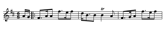 The Taylor's March. - staff notation
