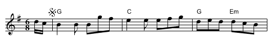 the Tempest - staff notation