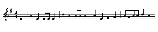 The Tempest - staff notation
