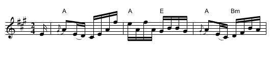 The Ten-Pound Fiddle - staff notation