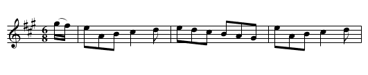 The Thatcher - staff notation