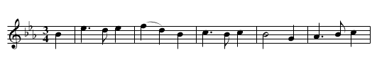 The THIRD OF DECEMBER - staff notation
