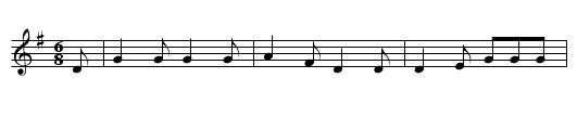 The Three McFarlands - staff notation