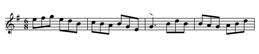 the Thrush in the Straw - staff notation