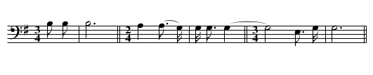 The Thunderbird Nation - staff notation