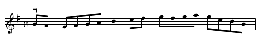 The Tin-Ware Lass -- Reel - staff notation