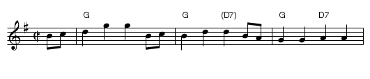 the Ton - staff notation