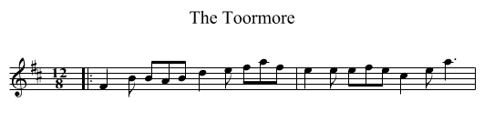 The Toormore - staff notation