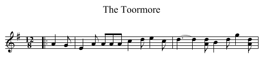 The Toormore - staff notation