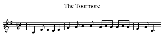 The Toormore - staff notation