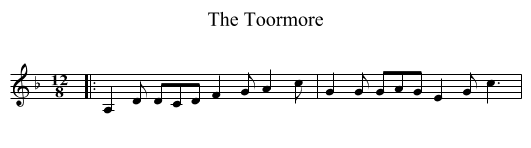 The Toormore - staff notation