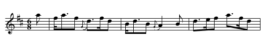 the Top Of Ben Lomand - staff notation