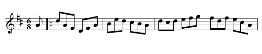 The Top Of Cork Road - staff notation