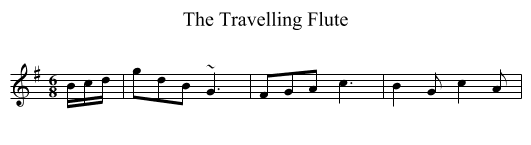 The Travelling Flute - staff notation