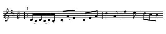 The TRENT WALTZ - staff notation
