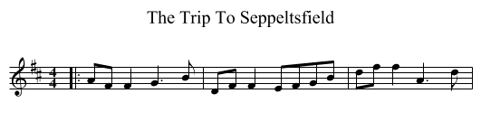 The Trip To Seppeltsfield - staff notation