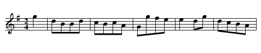 The Triumph - staff notation
