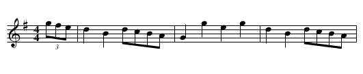 The Triumph - staff notation