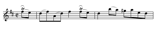 The Tullamore Piper (hornpipe) 1773 - staff notation