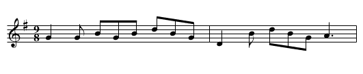 the Turn of the Tide - staff notation