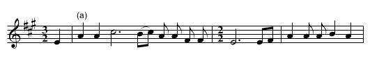 The Turtle Dove - staff notation