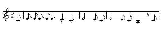 The Twa Sisters - staff notation