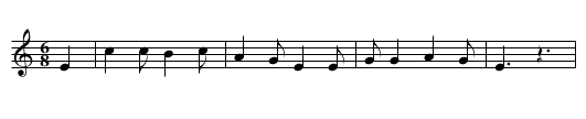 The Twa Sisters - staff notation