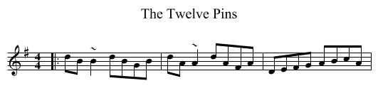 The Twelve Pins - staff notation