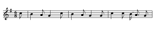 The Two Brothers - staff notation