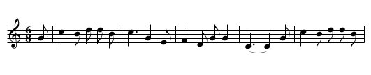 The Two Magicians - staff notation
