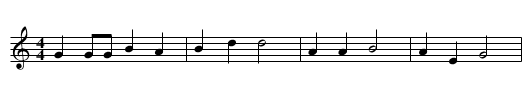 The Two Sisters - staff notation