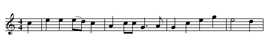 The Two Sisters - staff notation