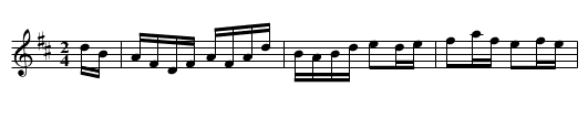THE TWO SISTERS - staff notation