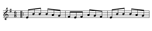 The Unfortunate Rake - staff notation