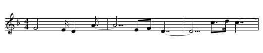 THE UNHAPPY SAILOR - staff notation