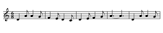 The Vessel Cup Song (Here We Come A-Wassailing) - staff notation