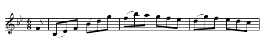 the Victory - staff notation
