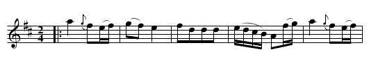 The VILLAGE FESTIVAL [2] - staff notation
